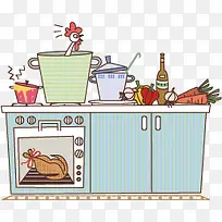 厨房场景-空若网 厨房场景-空若网