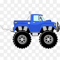 卡通巨轮卡车-空若网 卡通巨轮卡车-空若网