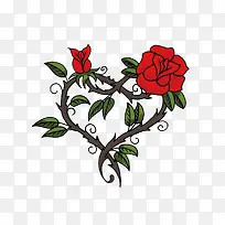 爱心玫瑰花-空若网 爱心玫瑰花-空若网