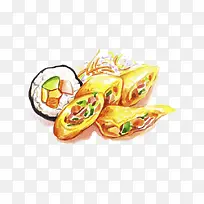 卡通手绘烧麦食物-空若网 卡通手绘烧麦食物-空若网