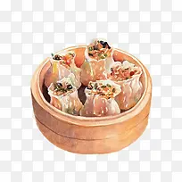 手绘烧麦-空若网 手绘烧麦-空若网