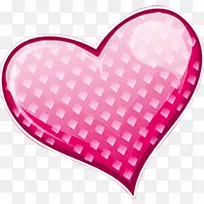 粉色方块爱心-空若网 粉色方块爱心-空若网
