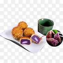 紫薯月饼-空若网 紫薯月饼-空若网