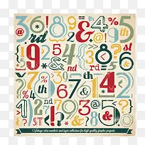 矢量数字字母-空若网 矢量数字字母-空若网