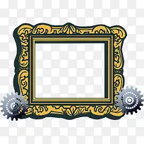 花纹边框机械边框素材-空若网 花纹边框机械边框素材-空若网