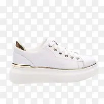 鞋子时尚潮流百搭白色金边鞋子-空若网 鞋子时尚潮流百搭白色金边鞋子-空若网