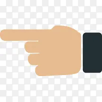 扁平化矢量手指素材图-空若网 扁平化矢量手指素材图-空若网