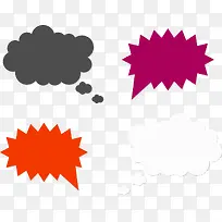 多彩气泡对话框-空若网 多彩气泡对话框-空若网