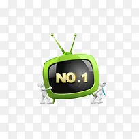 绿色卡通电视-空若网 绿色卡通电视-空若网