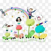 儿童节手绘素材-空若网 儿童节手绘素材-空若网