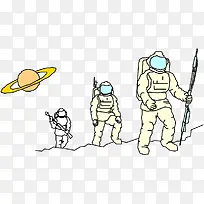 扁平化航天员-空若网 扁平化航天员-空若网
