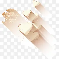 精致白色爱心贺卡矢量素材-空若网 精致白色爱心贺卡矢量素材-空若网