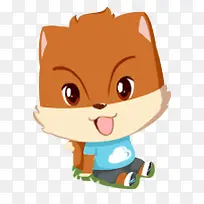 卡爱卡通小狐狸男-空若网 卡爱卡通小狐狸男-空若网