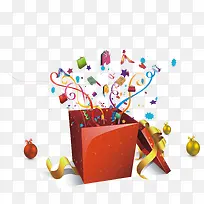 矢量大礼包红色礼包素材-空若网 矢量大礼包红色礼包素材-空若网