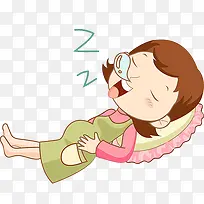 睡觉的孕妇-空若网 睡觉的孕妇-空若网