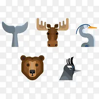 扁平化动物-空若网 扁平化动物-空若网