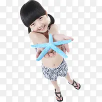 海星小女孩人物可爱-空若网 海星小女孩人物可爱-空若网