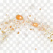 橙色清新沙尘效果元素-空若网 橙色清新沙尘效果元素-空若网
