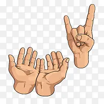 自信的手势-空若网 自信的手势-空若网