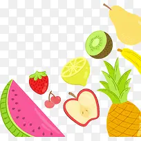 多种水果边框-空若网 多种水果边框-空若网