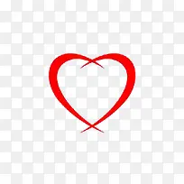 红色镂空爱心-空若网 红色镂空爱心-空若网