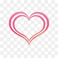 镂空粉色爱心形状-空若网 镂空粉色爱心形状-空若网