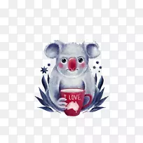 澳大利亚t恤帽衫领口服装手绘考拉-空若网 澳大利亚t恤帽衫领口服装手绘考拉-空若网