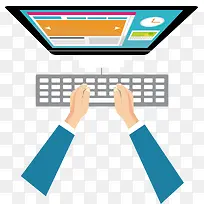 矢量创意扁平化商务素材-空若网 矢量创意扁平化商务素材-空若网