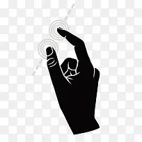 卡通 双击 黑色手指 点击前往-空若网 卡通 双击 黑色手指 点击前往-空若网