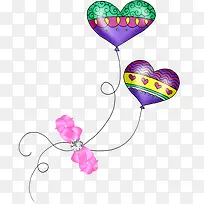 214情人节爱心气球-空若网 214情人节爱心气球-空若网