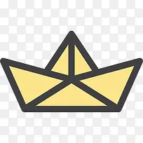 纸船图标-空若网 纸船图标-空若网