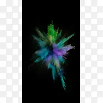 彩色绚丽粉尘设计-空若网 彩色绚丽粉尘设计-空若网