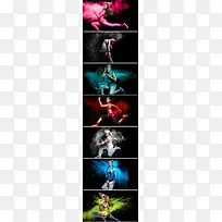 彩色粉尘创意运动-空若网 彩色粉尘创意运动-空若网