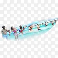 夏日水上乐园海报摄影-空若网 夏日水上乐园海报摄影-空若网