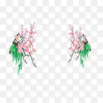 清新对称梅花图-空若网 清新对称梅花图-空若网