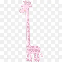 粉色长颈鹿-空若网 粉色长颈鹿-空若网