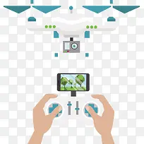 一个矢量白色无人机下载-空若网 一个矢量白色无人机下载-空若网