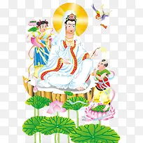 卡通佛教观音佛像素材-空若网 卡通佛教观音佛像素材-空若网