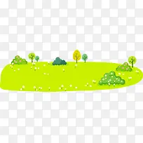 插画中的草地-空若网 插画中的草地-空若网