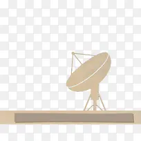 黄色手绘雷达信号接收器-空若网 黄色手绘雷达信号接收器-空若网