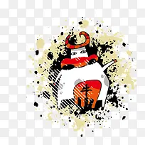 ʸ���廭ţͼƬ-������