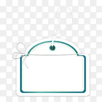 白色吊牌装饰-空若网 白色吊牌装饰-空若网