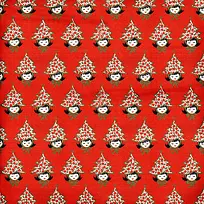 红色背景与卡通人-空若网 红色背景与卡通人-空若网