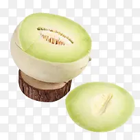 切开展示的白香瓜-空若网 切开展示的白香瓜-空若网