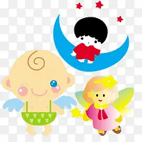 卡通小孩-空若网 卡通小孩-空若网