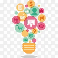 灯泡矢量素材-空若网 灯泡矢量素材-空若网