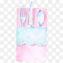 涂鸦餐具-空若网 涂鸦餐具-空若网