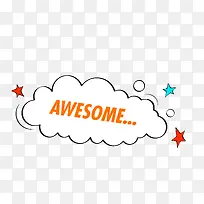 爆炸云标签标贴-空若网 爆炸云标签标贴-空若网