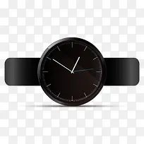 时尚黑色腕表矢量素材-空若网 时尚黑色腕表矢量素材-空若网