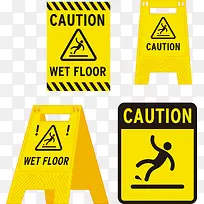 卡通公共防滑标志-空若网 卡通公共防滑标志-空若网
